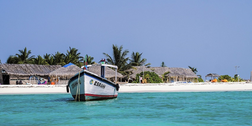 Bangaram Island in Lakshadweep.
