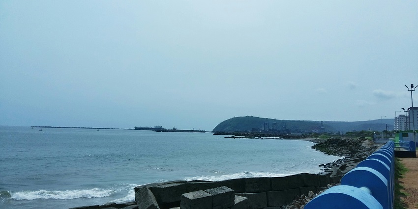 Dolphin’s Nose is among the places to visit in Vizag with friends for witnessing panoramic views.