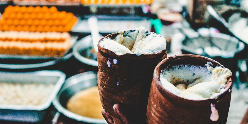 Dr. Bhang Lassi Shop, offers unique bhang lassi, the best street food in Jaisalmer.