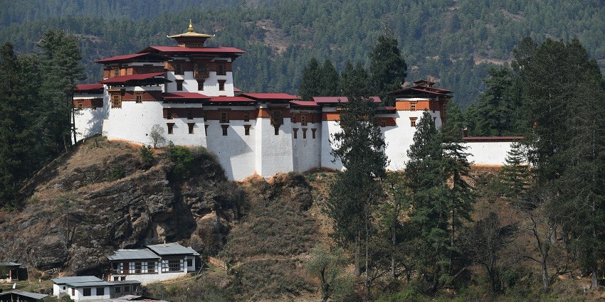 Drukgyel Dzong ruins in Paro, a historic place and key attraction for Paro trip explorers.