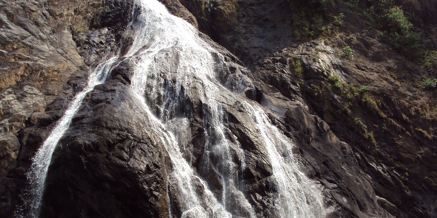 Dudhsagar Waterfalls is a scenic attraction in Goa that is considered as one of the tallest waterfalls