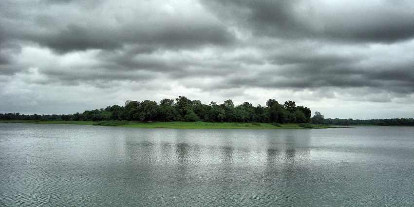 Lush greenery and walking trail at Dumna Nature Reserve in Jabalpur.