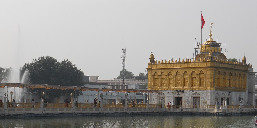 One can seek blessings at the Durgiana Temple, a replica of the Golden Temple.