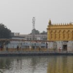 Beautiful image of the durgiana temple which is the replica of Golden temple in Amritsar