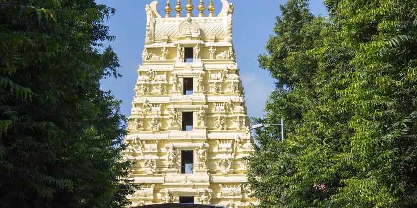Dwadasi Jyothirlinga Temple features traditional structure, elaborate carvings and sculptures with major ceremonies.