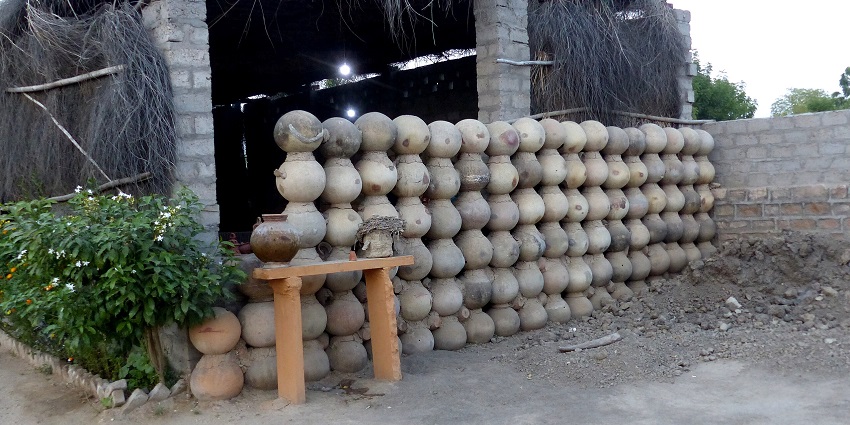 Indigenous techniques of pottery in Eco Desert Safari, the best desert safari in Jodhpur