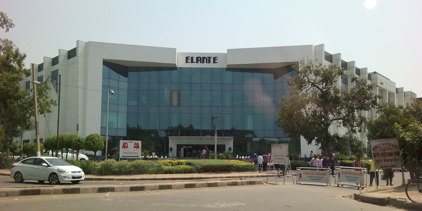 Friends enjoying a shopping spree at Elante Mall, one of the places to visit in Chandigarh with friends.