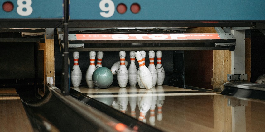 A glimpse of bowling session being held at Smaash, an adventure hub in Maharashtra.