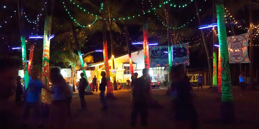 Enjoying nightlife is one of the best things to do in Vagator Beach.