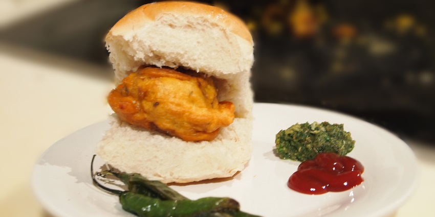 One of the best things to do in Bombay, trying vada pav from Ashok Vada Pav