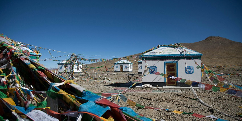 A scenic view of Mount Everest Base Camp - Places to visit in Nepal in May.
