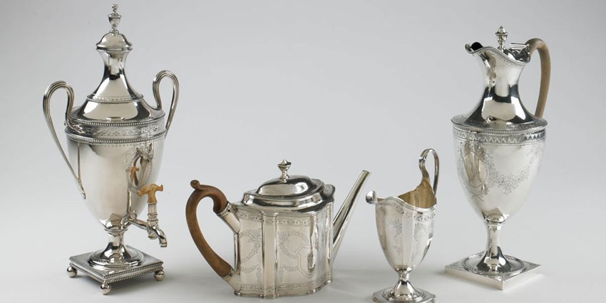 Examining the silverware collection is one of the best things to do in Darbar Hall Museum.