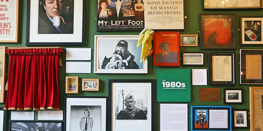 The various artefacts displayed inside a museum for visitors to see and learn about.