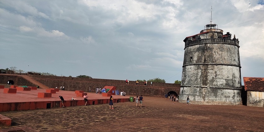 Exploring Aguada fort is one of the best things to do in Mapusa.