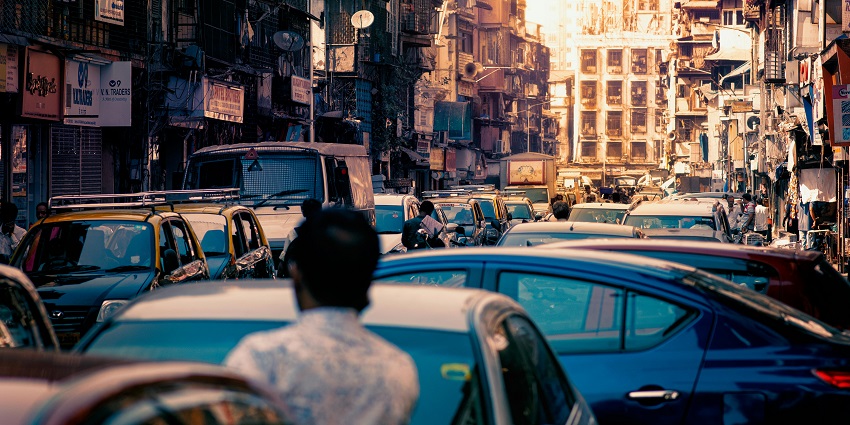 A bustling Bhedaghat market teems with vibrant goods, showcasing the top things to do in Bhedaghat.