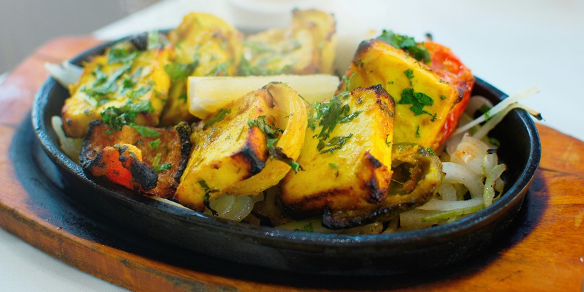 A glimpse of delicious Farsan made of many things, one of the best foods in Ahmedabad.