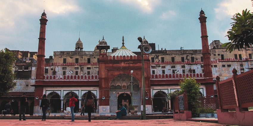 A glimpse of the famous tourist attraction of the region made up of red sandstones.