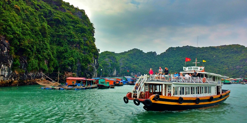 Reach Phu Quoc Island through ferries while enjoying the spectacular views.