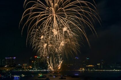 Watch the fireworks display among other exciting nighttime activities in Pattaya for couples