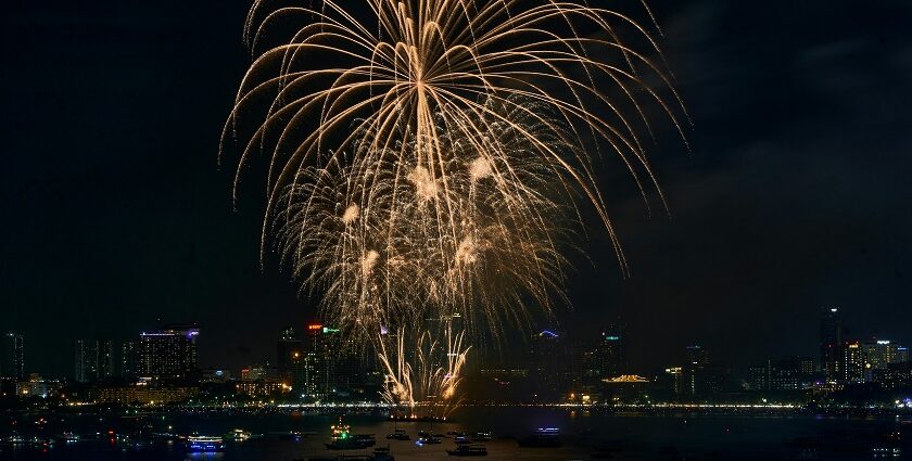 Watch the fireworks display among other exciting nighttime activities in Pattaya for couples