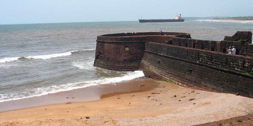 Fort Aguada is one of the historic places to visit in Goa with family with stunning views.