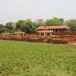 Construction work going on Barabati Fort, one of the famous historic forts in Odisha.