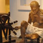 An image of the Gandhi Museum Rajkot, Gujarat, India which offers a glimpse of history.