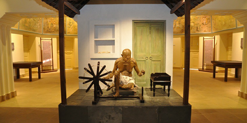 The Gandhi Teerth Museum showcasing Mahatma Gandhi's life, legacy, and sacrifice.
