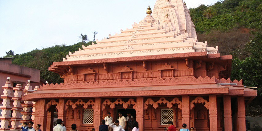 Inside the courtyard of the Ganesh Temple near Banswara Fort