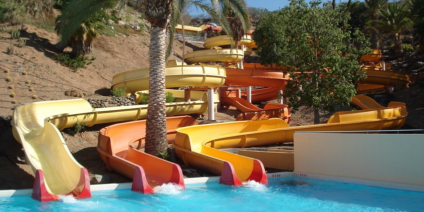 Exciting water slide, perfect for adventure and family fun for adults and kids alike.