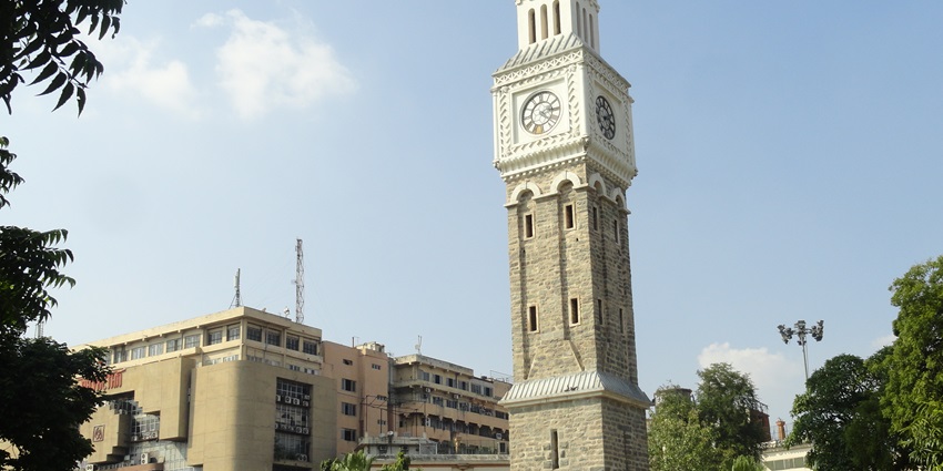 Ganta Stambham is popularly known as the Clock Tower among the locals.