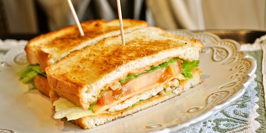 A chicken sandwich at Garden restaurant,a place offering some of the best food in Rajkot