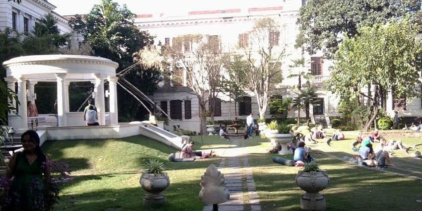 Garden of Dreams, an ideal romantic getaway at one of the famous places for Valentine's Day in Nepal.