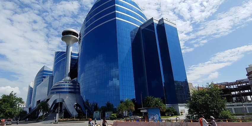 Gaurav Tower, a lively shopping complex with diverse shops and dining facilities
