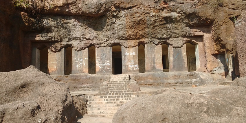 Ghat Shila Temple is one of the places to visit in Tuljapur is a rock-cut temple with carvings.