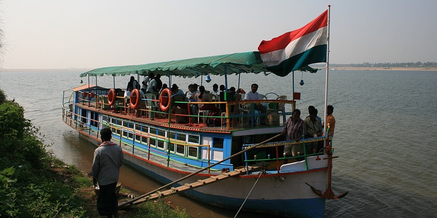 Enjoy a river cruise at Mandovi River with peaceful mangrove tours and relaxing music all around