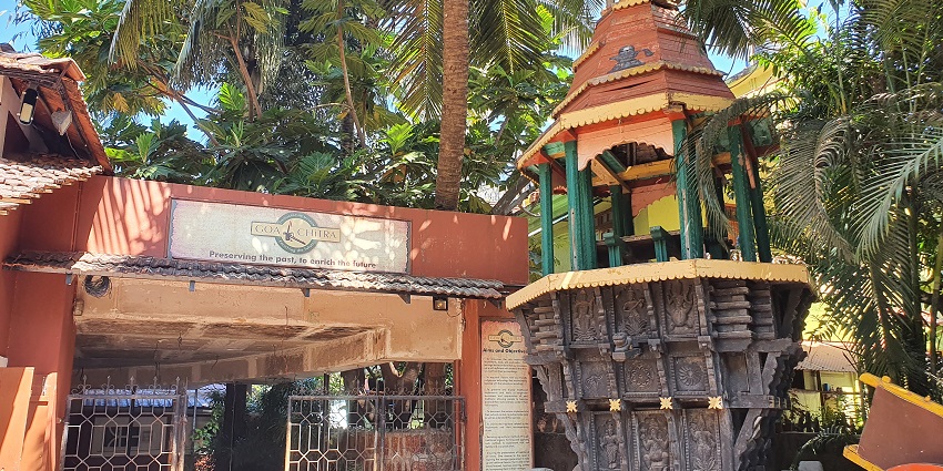 Scenic image of the Goa Chitra Museum a place to lean about history of the region