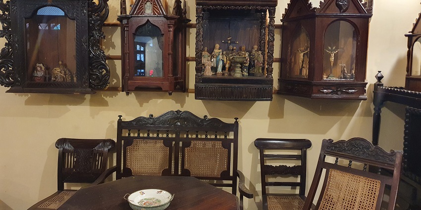 Snapshot from the inside oif the beautiful Goa Chitra Museum near the colva beach