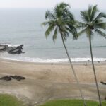 Scenic image of a beach one of the best places to visit in Goa in June