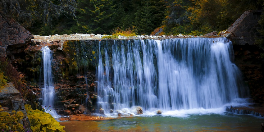 The Gomti Waterfall is a natural treasure amid Dewas in cascading waters.