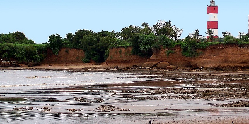 The lighthouse at Gopnath beach.