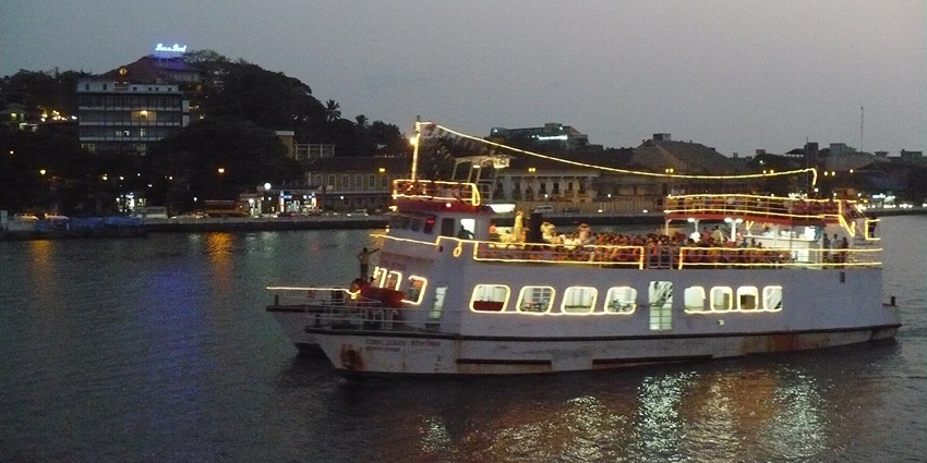 Revel in the picturesque views of Panjim's skyline bathed in the golden hues of the setting sun.