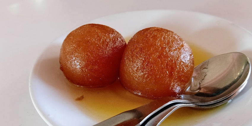 Snapshot of the delicious Gulab Jamun Which is one of the best food in Jalandhar