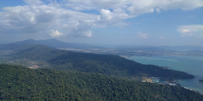 Gunung Mat Cincang is the second-highest peak of Langkawi Island, offering stunning views.