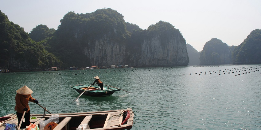 Stunning views of Ha Long Bay, a UNESCO World Heritage site and top tourist attraction