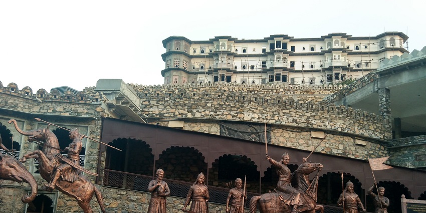 The Maharana Pratap Museum in Haldighati, showcasing traditional Rajasthani architecture