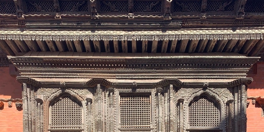 A vibrant view of Hanuman Dhoka Square, showcasing historic architecture and atmosphere.