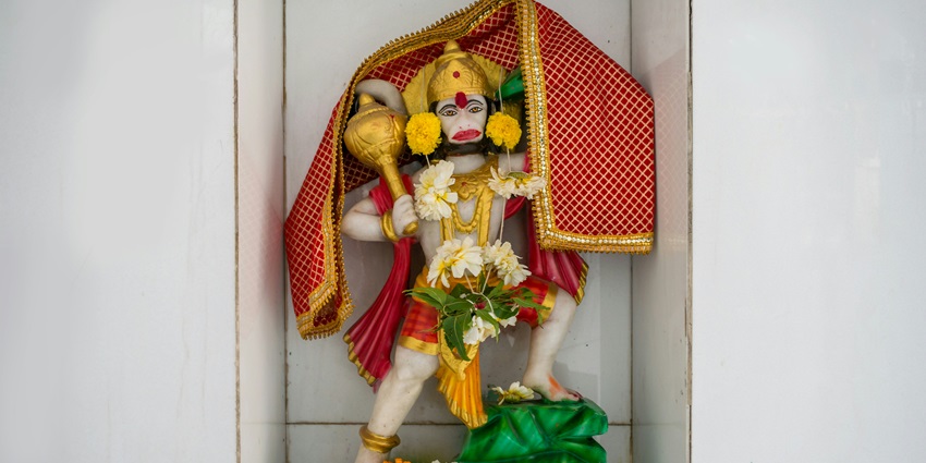 The Hanuman Mandir is a modern yet one of the most favourites among the devotees.