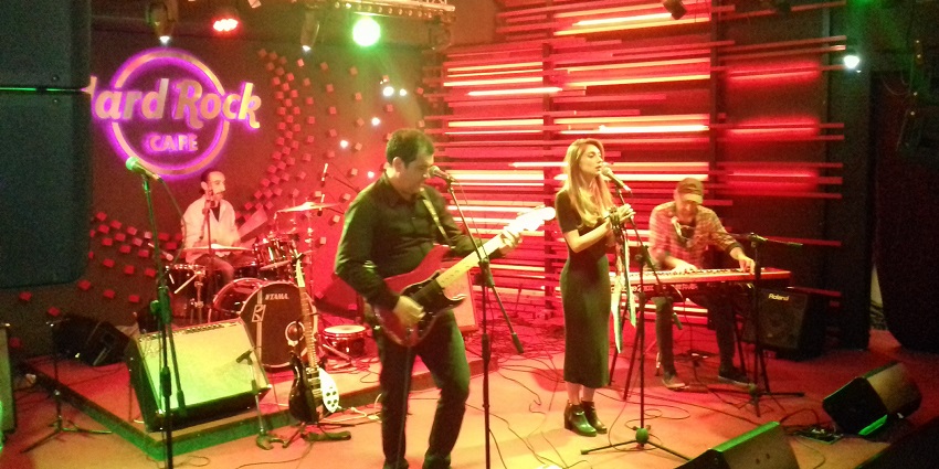 Hard Rock Café is the perfect place for couples to enjoy a rock and roll medley and some live music