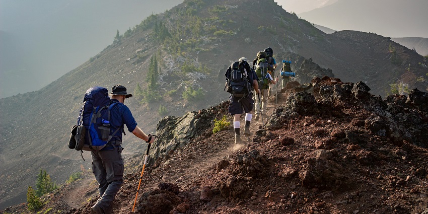 Harsh Gaon Road Trail offers steep climbs, rural views, and Harshnath Temple